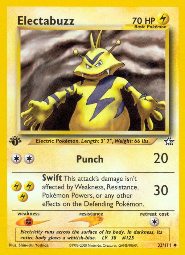 Electabuzz 033/111 card from Neo Genesis