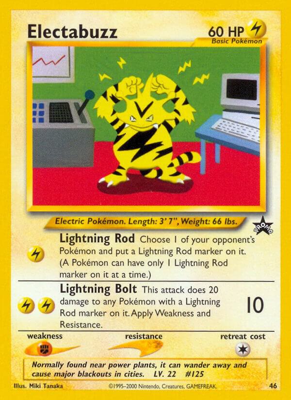 Electabuzz 46/53 card from WoTC Promo