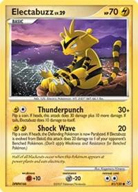 Electabuzz 81/130 card from Diamond and Pearl