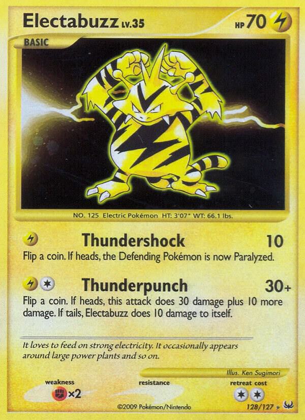 Electabuzz 128/127 card from Platinum