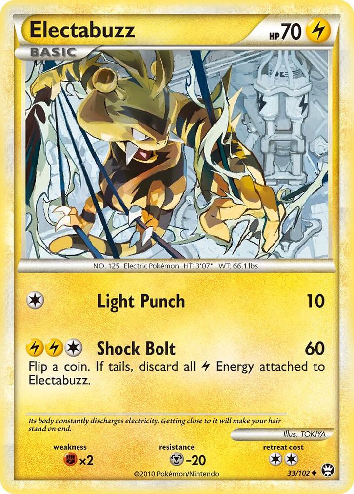 Electabuzz 33/102 card from Triumphant