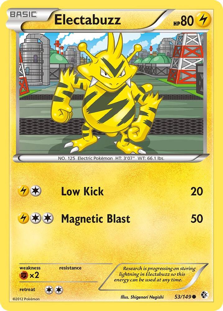 Electabuzz 53/149 card from Boundaries Crossed