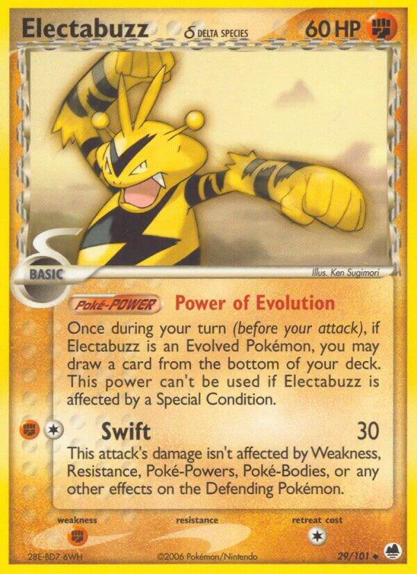 Electabuzz (Delta Species) 29/101 card from Dragon Frontiers
