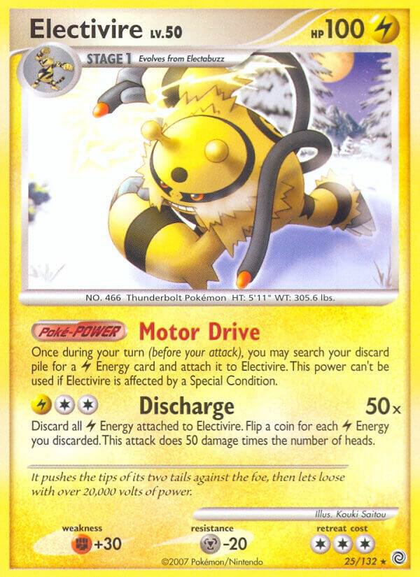 Electivire 25/132 card from Secret Wonders