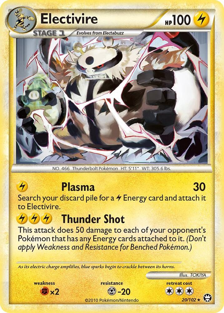 Electivire 20/102 card from Triumphant