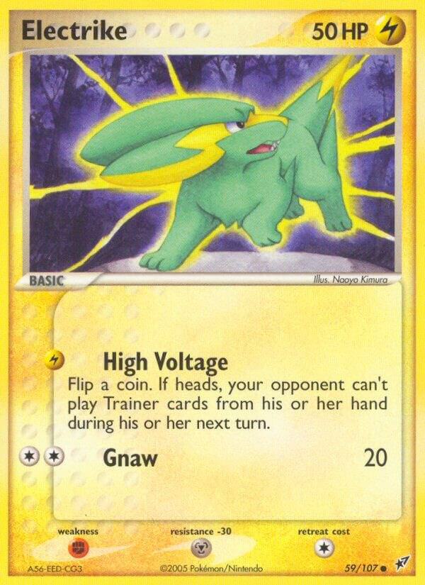 Electrike - 059/107 59/107 card from Deoxys