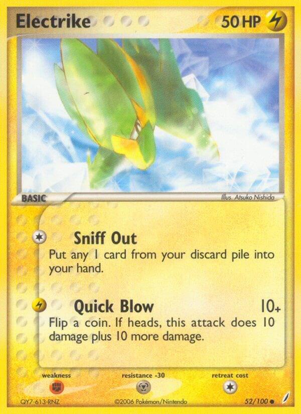 Electrike 52/100 card from Crystal Guardians