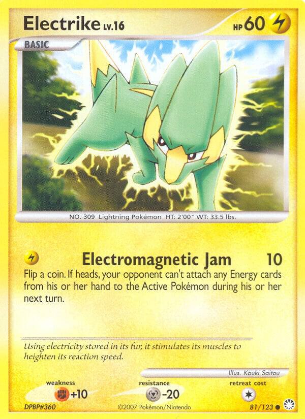 Electrike 81/123 card from Mysterious Treasures
