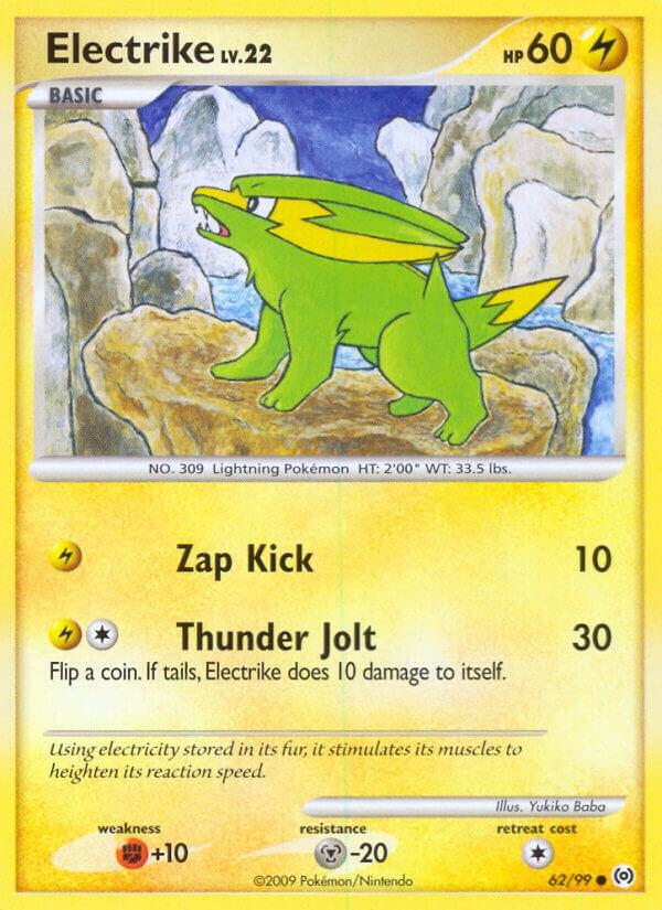 Electrike (62) 62/99 card from Arceus