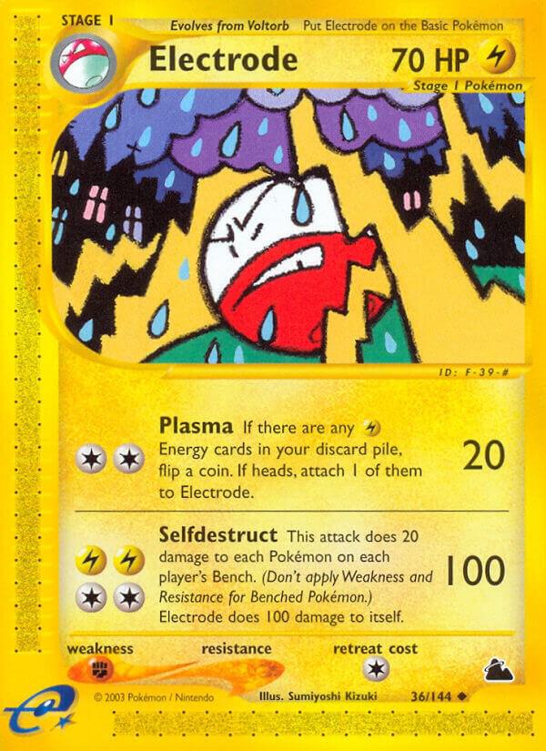 Electrode 036/144 card from Skyridge