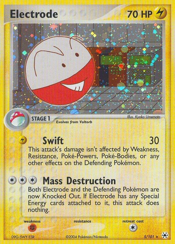 Electrode 5/101 card from Hidden Legends
