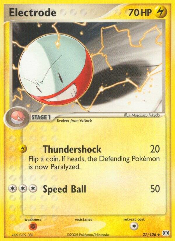Electrode 27/106 card from Emerald