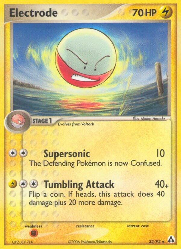 Electrode 32/92 card from Legend Maker