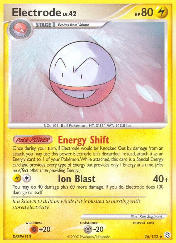 Electrode 26/132 card from Secret Wonders