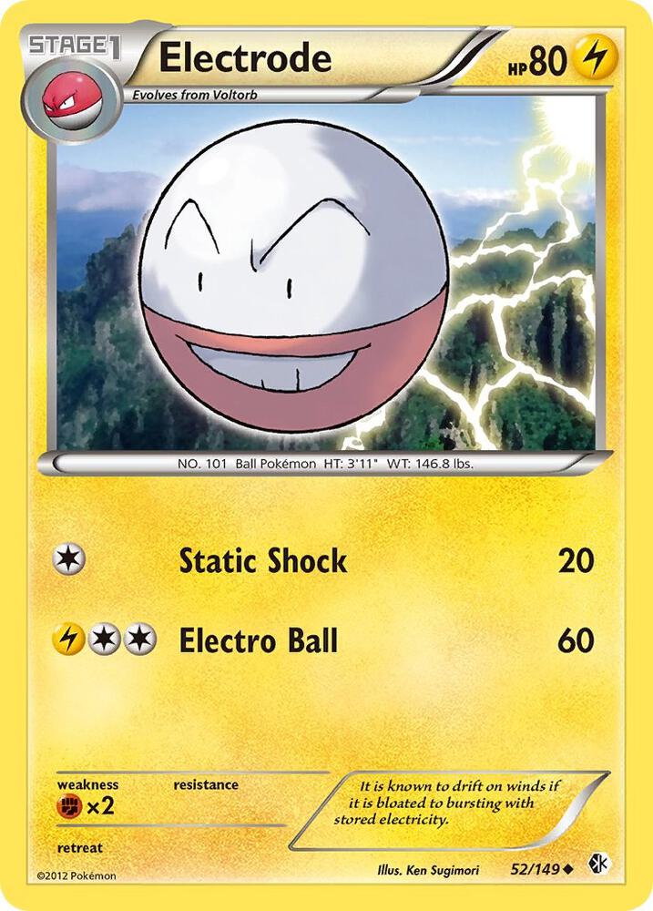 Electrode 52/149 card from Boundaries Crossed