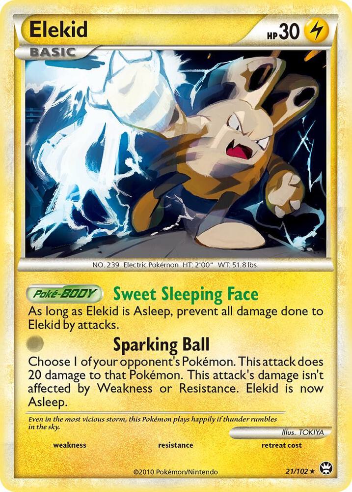 Elekid 21/102 card from Triumphant