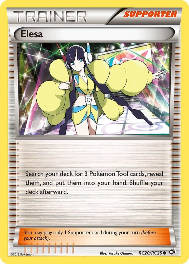 Elesa RC20/RC25 card from Legendary Treasures: Radiant Collection
