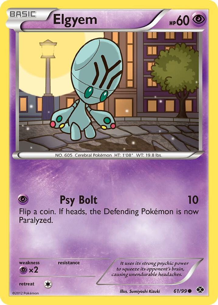 Elgyem 61/99 card from Next Destinies