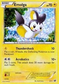 Emolga - 6/12 006/012 card from McDonald's Promos 2012