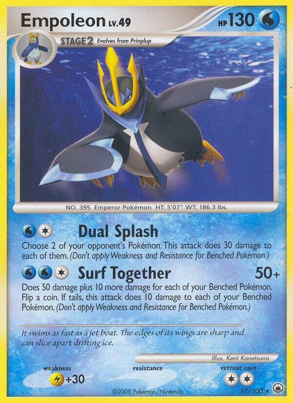 Empoleon 17/100 card from Majestic Dawn