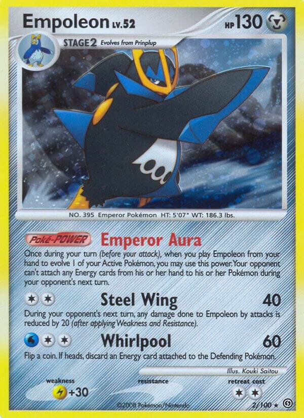 Empoleon 2/100 card from Stormfront