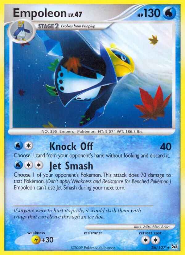 Empoleon 26/127 card from Platinum