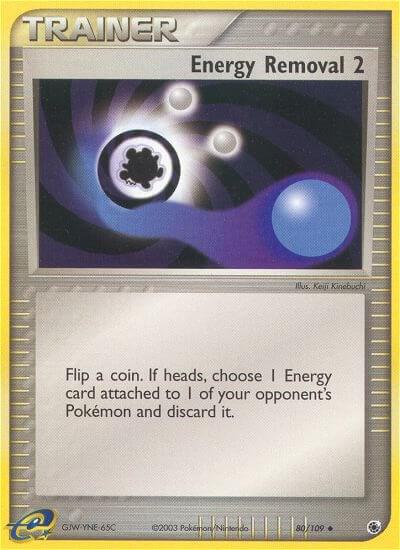 Energy Removal 2 80/109 card from Ruby and Sapphire