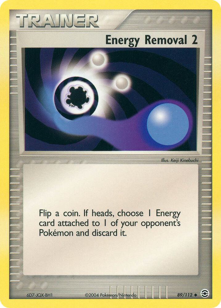 Energy Removal 2 89/112 card from FireRed & LeafGreen