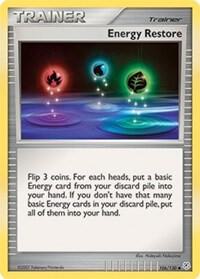 Energy Restore 106/130 card from Diamond and Pearl