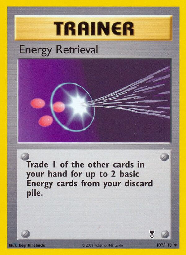 Energy Retrieval 107/110 card from Legendary Collection