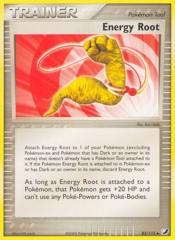 Energy Root 83/115 card from Unseen Forces