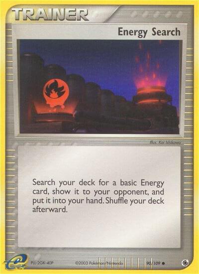 Energy Search 90/109 card from Ruby and Sapphire