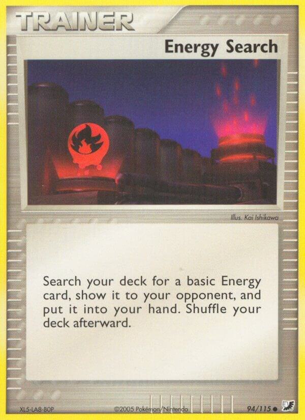 Energy Search 94/115 card from Unseen Forces