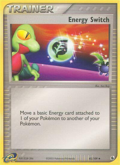 Energy Switch 82/109 card from Ruby and Sapphire