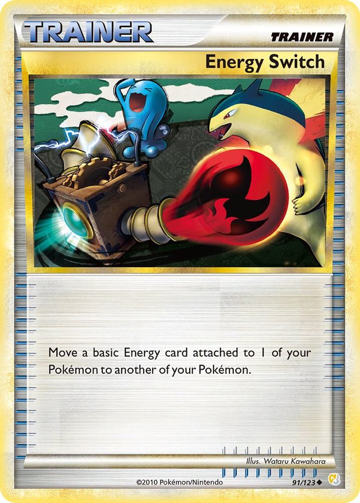 Energy Switch 91/123 card from HeartGold SoulSilver