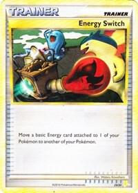 Energy Switch (Raichu) 29/30 card from HGSS Trainer Kit: Gyarados & Raichu