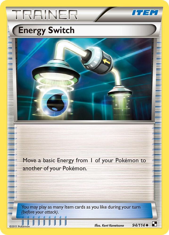 Energy Switch 94/114 card from Black and White