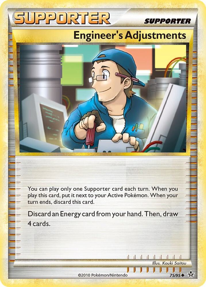 Engineer's Adjustments 75/95 card from Unleashed