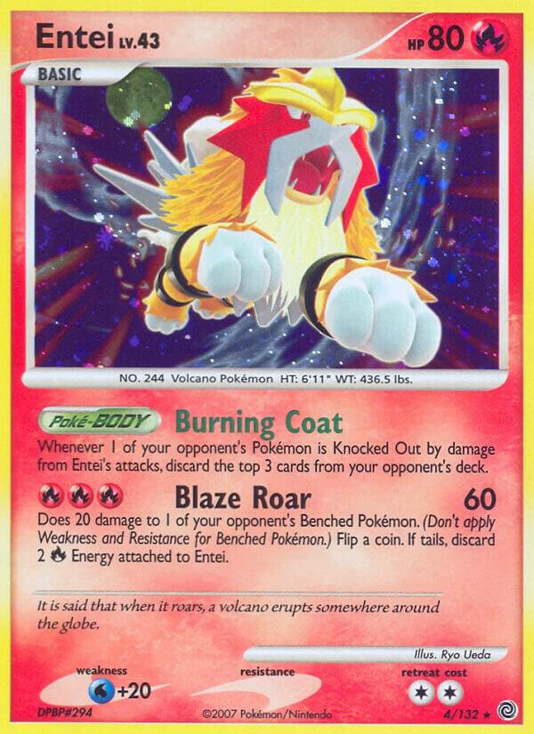 Entei 4/132 card from Secret Wonders