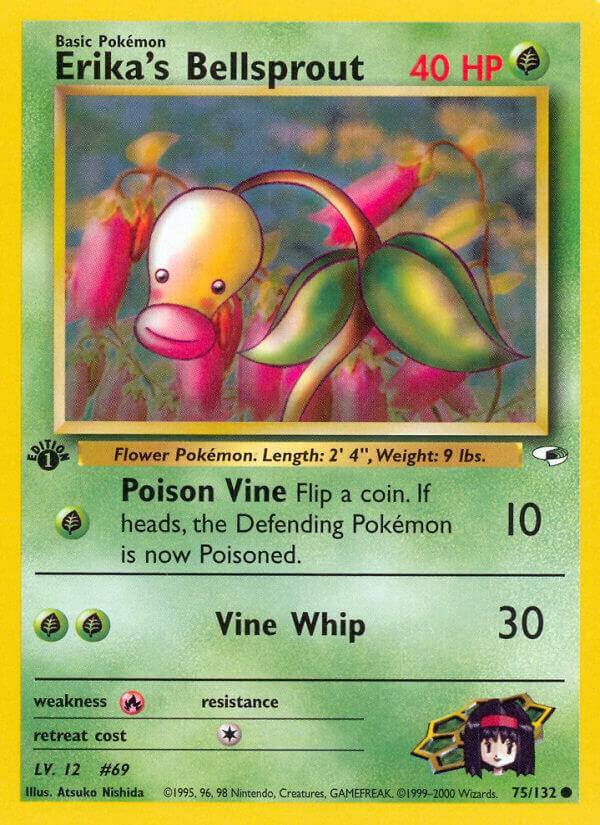Erika's Bellsprout (75) 075/132 card from Gym Heroes