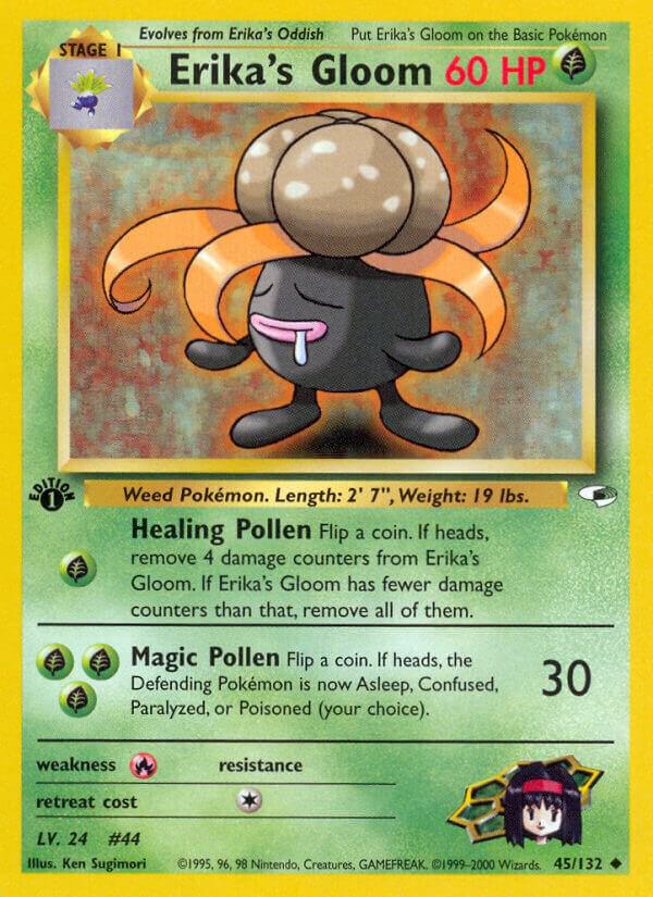 Erika's Gloom (45) 045/132 card from Gym Heroes