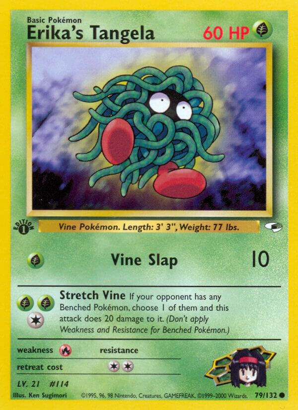 Erika's Tangela 079/132 card from Gym Heroes