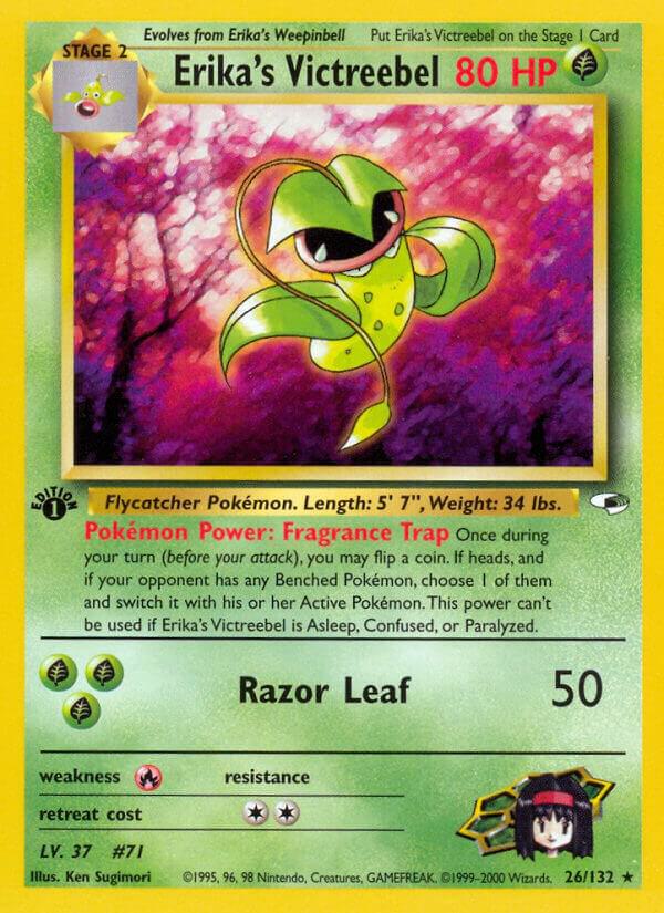 Erika's Victreebel 026/132 card from Gym Heroes