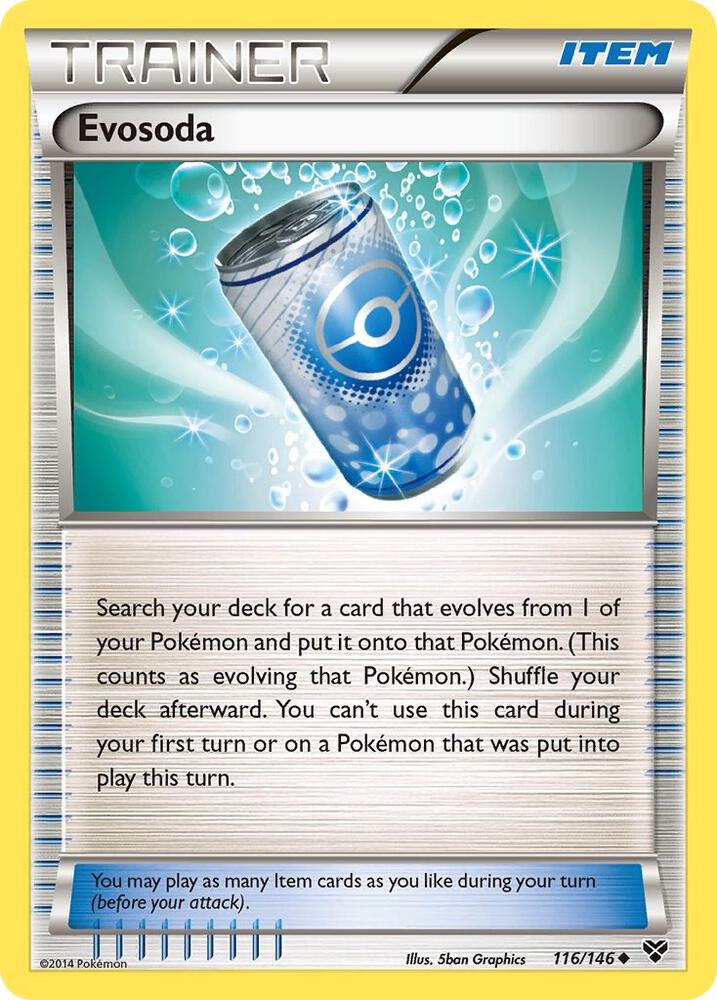 Evosoda 116/146 card from XY Base Set