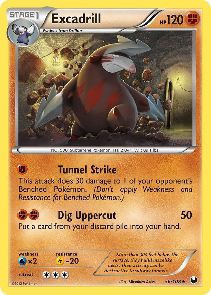 Excadrill (56) 56/108 card from Dark Explorers