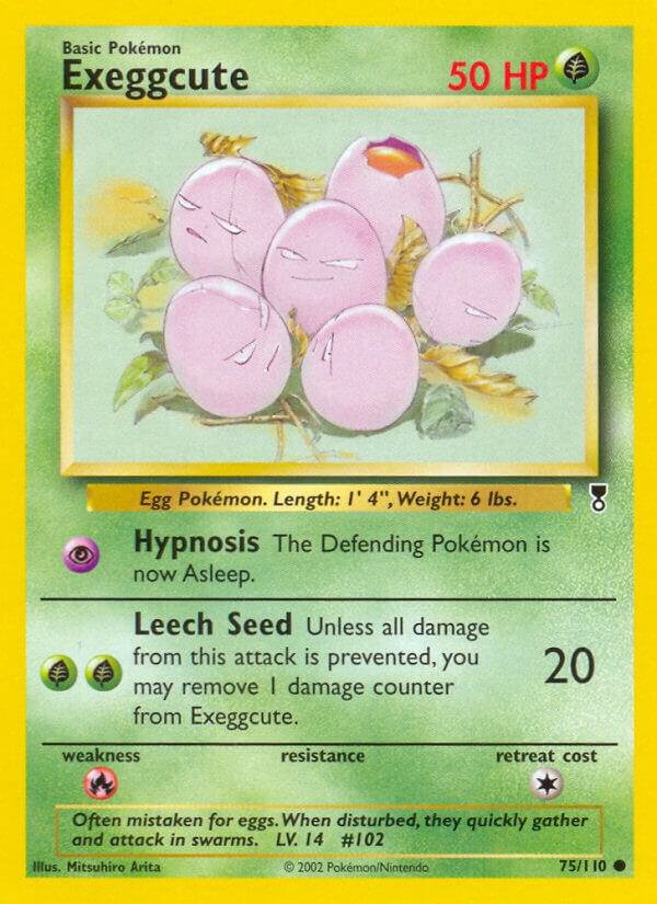Exeggcute 075/110 card from Legendary Collection