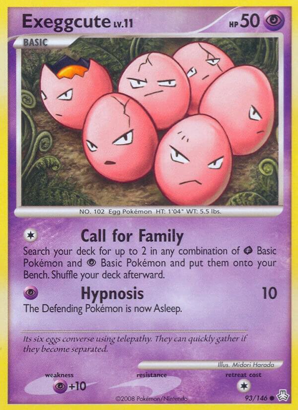 Exeggcute 93/146 card from Legends Awakened