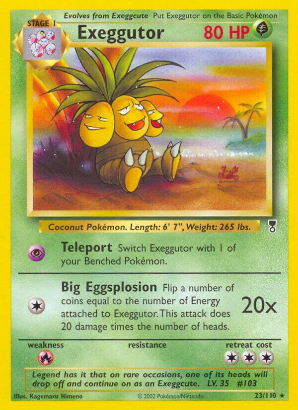Exeggutor 023/110 card from Legendary Collection