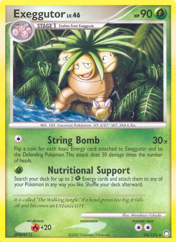 Exeggutor 24/123 card from Mysterious Treasures