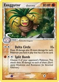 Exeggutor (Delta Species) 41/110 card from Holon Phantoms